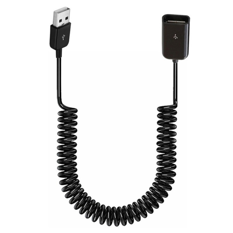1M Spring Telescopic Extension Wire Cord For Charging Data Transmission gallery