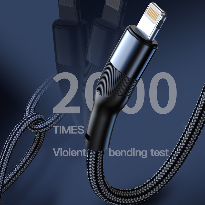 66W 3 in 1 Micro USB /Type C /IOS Fast Charging Charger Data Sync Cable Cord gallery