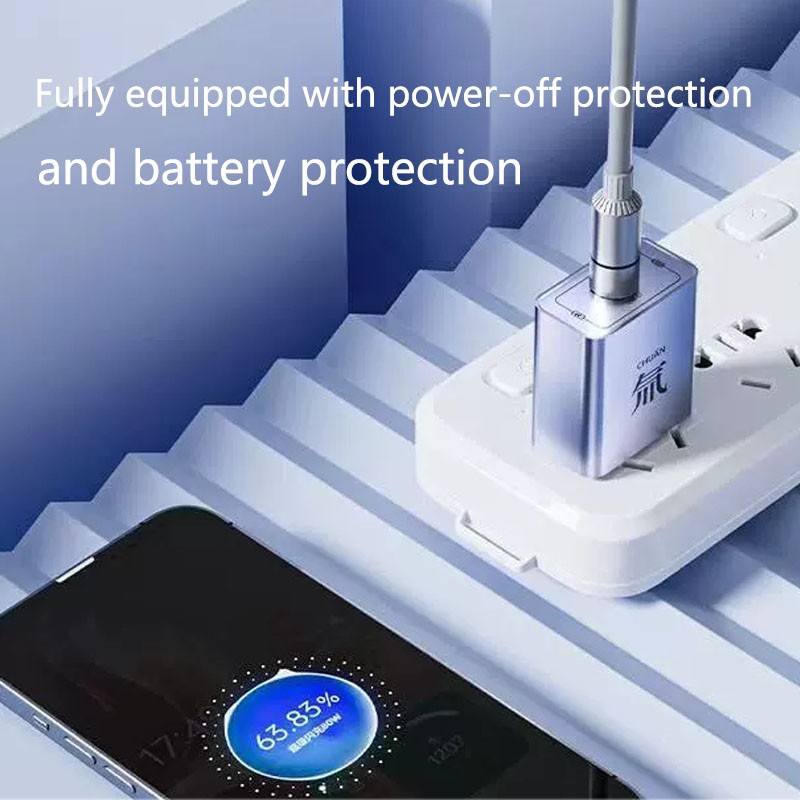 120W Fast Charging USB Type C Wall Charger For iPhone 17 Pro Max 16 15 14 Plus X gallery