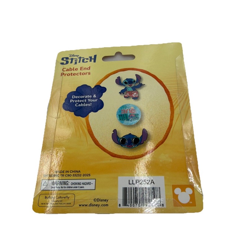 New 3 Set Of Disney Stitch Cable End Protector gallery