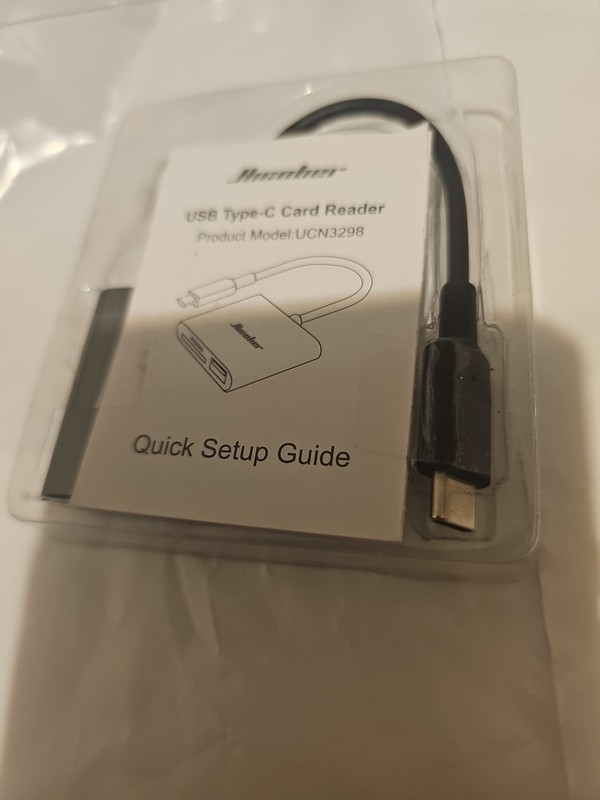 Hicober USB C to SD Card Reader, Micro SD Memory Card Reader, Type C to SD Card