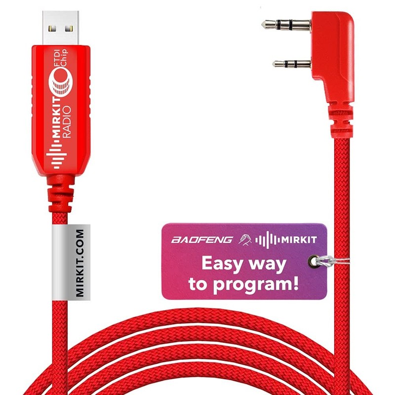 Ftdi Usb Programming Cable Model 3 Red For Flashing Analogue Ham Radio Baofeng