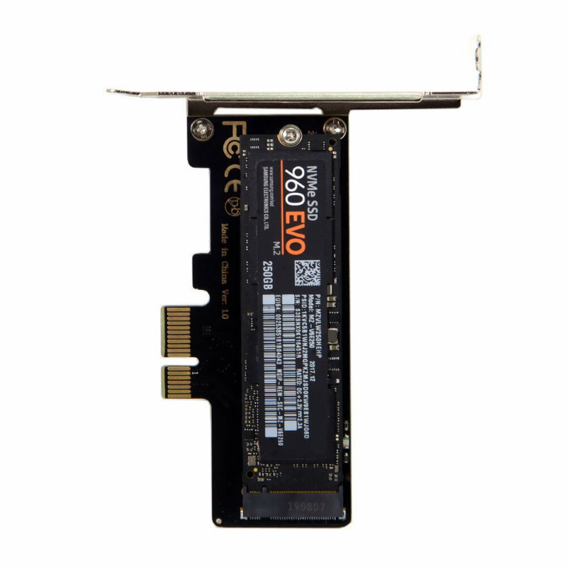 PCI-E 3.0 x1 Lane to M.2 M-Key SSD Nvme AHCI PCI Express Adapter Card PCIE SSDCx gallery