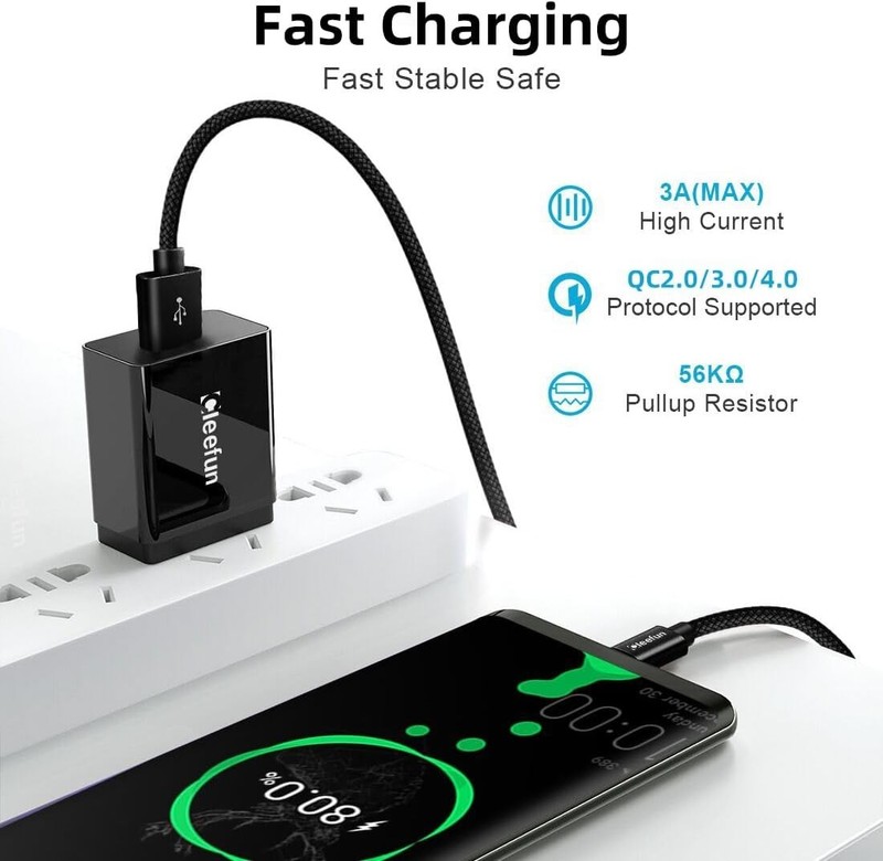 Extra Long 65ft USB to USB C Charging Cable - Ideal for Phones, PS5 & Tablets gallery