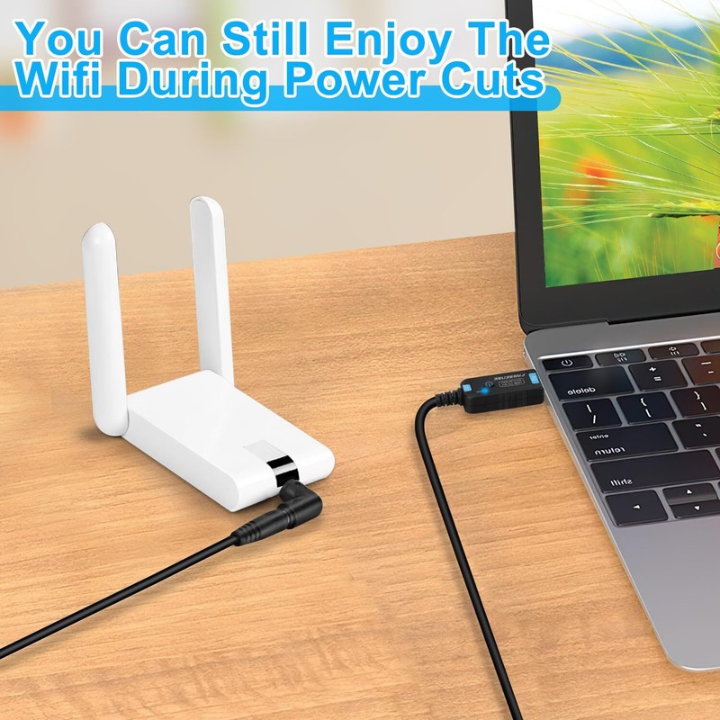 USB to DC 5V Power Cord 3FT Barrel Plug 5.5x2.1mm with 10 Tips On/Off Switch gallery