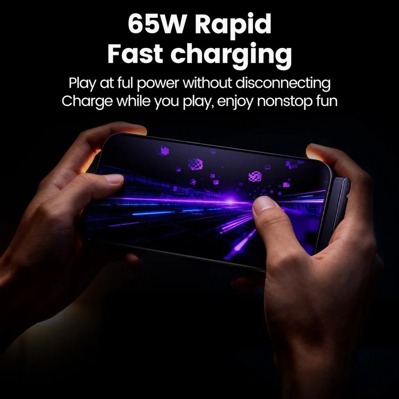2-in-1 Invisible Holder Charger Cable–240W Fast Charging Cord with Phone Stand gallery