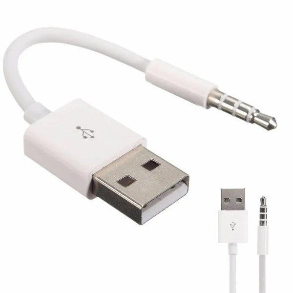 USB Charger Data SYNC Cable for Apple iPod Shuffle 3rd 4th 5th 6th 7th Gen 3.5mm gallery
