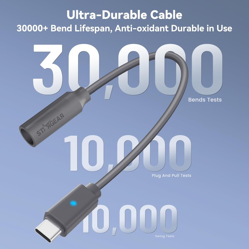 Starlink Mini Power Cable 30CM, 16AWG Starlink Mini USB C to DC Extension Cab... gallery