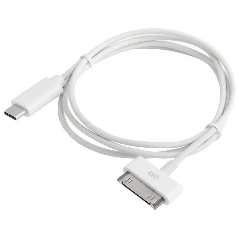 30-Pin To USB C Adapter Charging Data Sync Cable for IPhone 4 4S 3GS IPad 3 2 gallery