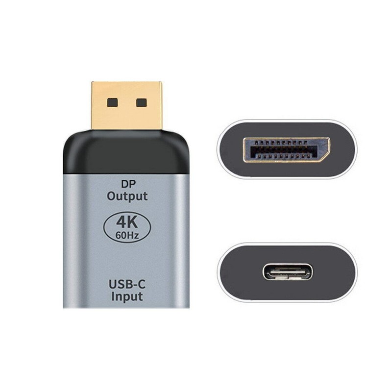 Chenyang USB-C Female Type C Source to Displayport DP Sink HDTV Adapter 4K 60hz gallery