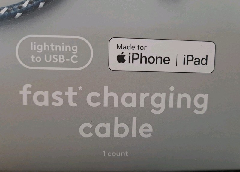 NIB Heyday Artist Series Fast Charging Cable To USB-C IPhone 6ft Cord gallery