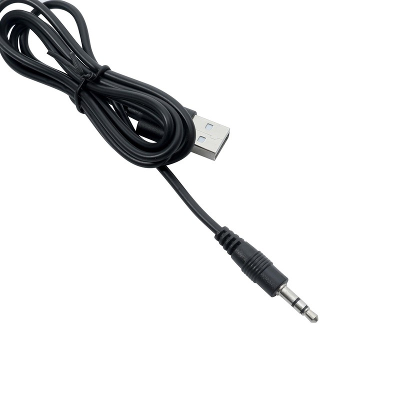 3.5mm Male AUX Audio Jack Cable to USB 2.0 Adapter Cord Wireless Bluetooth He... gallery