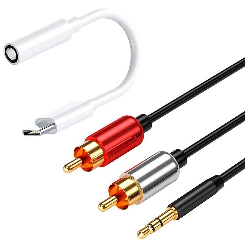 Type C to 3.5mm Adapter Stereo Cable for Samsung Galaxy S22 Ultra SM-S908U Phone