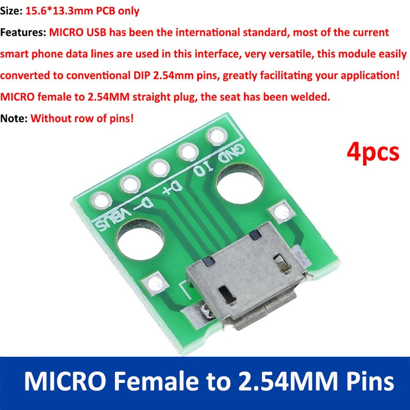 Typec Soldered Module Circuit Board Power Supply-USB to2.0/3.0 Female/Male MICRO