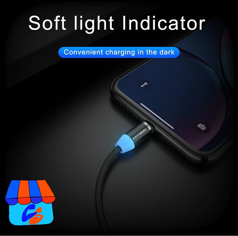 KEYSION LED Magnetic USB Cable for iPhone and USB C gallery