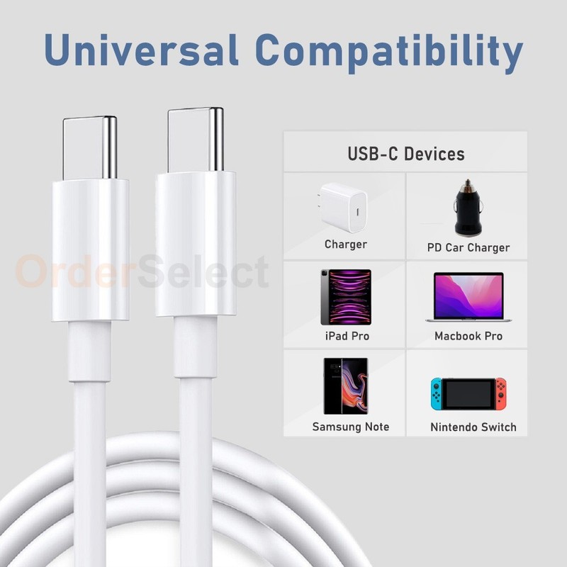 USB C Cable USB to C 3A Fast Charger Cord for Samsung Galaxy A25/A34 / A35 / A54 gallery