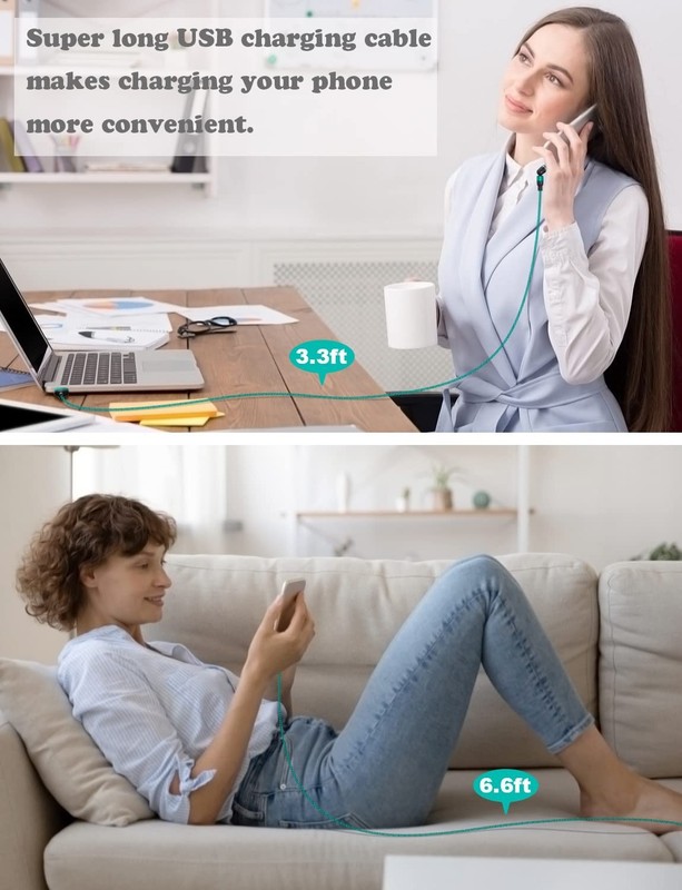 Magnetic Charging Cables - Braided, 360° Rotation & Dustproof for All Devices gallery