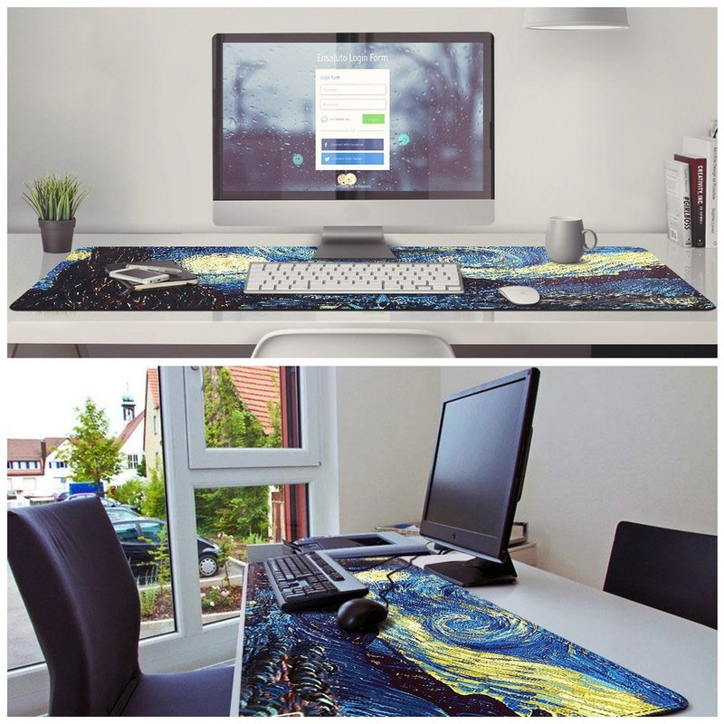 Cacoy Gaming Mouse Pad, 40"x16" Large Non-Slip Rubber Base Mousepad, XXL Exte... gallery