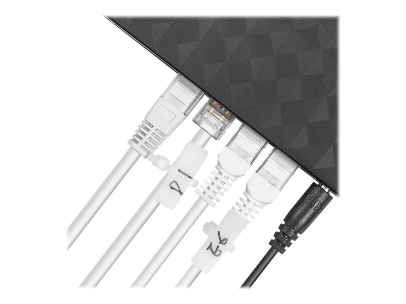 LogiLink KAB0069 Clear Desktop Clamp Holder Cable tie with marker gallery