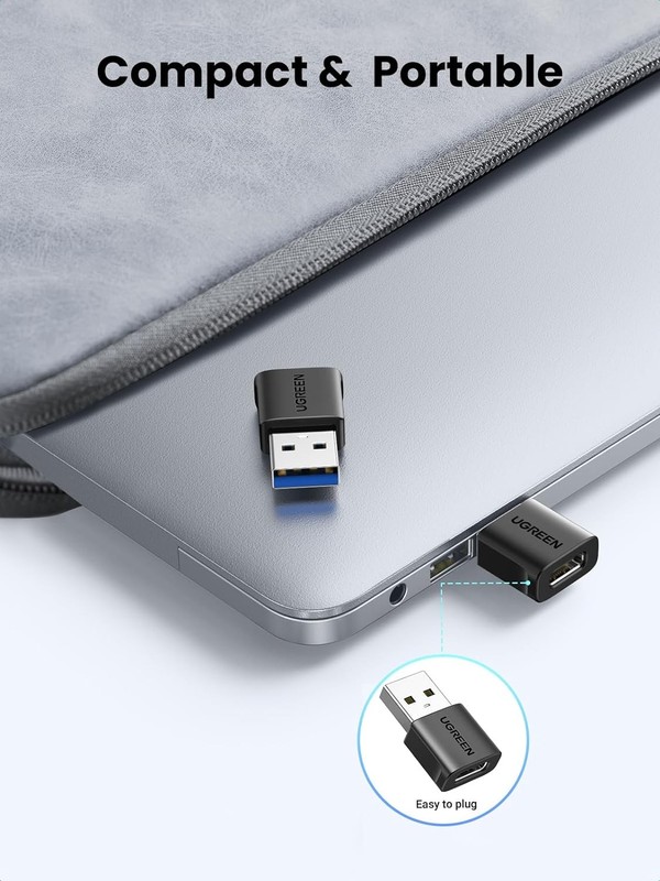 UGREEN USB to USB C Adapter 3Pack, USB C Female to USB Male Adapter 10Gbps Type gallery
