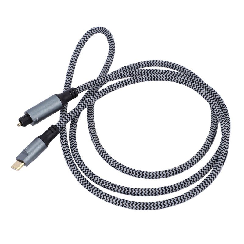 USB C To Optical Cable Type C To SPDIF Digital Aux Cord For Smartphone 3.94ft gallery