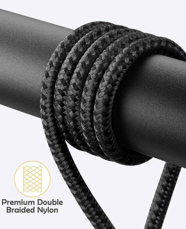 15FT USB to USB C Cable, Extra Long 3A Fast Charging, Durable Nylon Braided Cord gallery