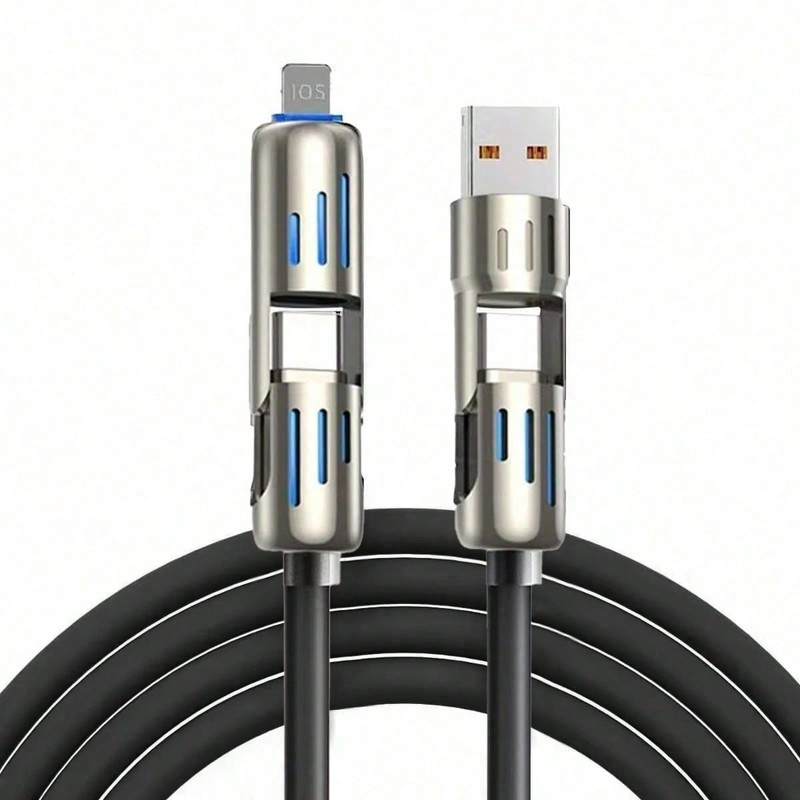 4 in 1 Charging Cable (6.6FT) , 240W Max Fast Charger Cord US gallery