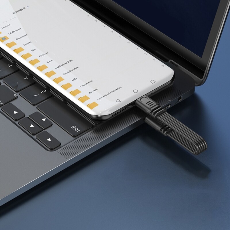 Efficient Charging Cable Type C Extension Power Cord for Smartphones and Tablets