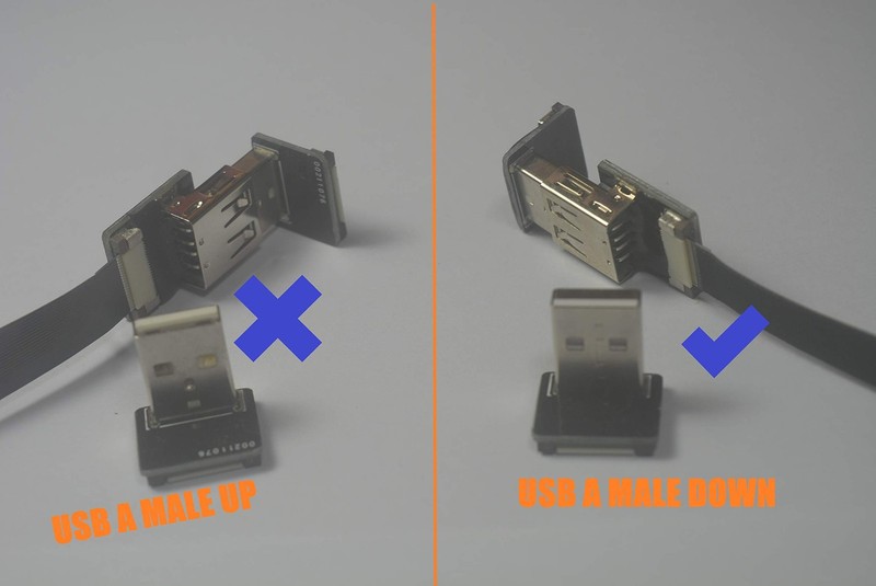 Long Flat Slim Thin Ribbon FPC Micro USB Male 90 Degree Angled up to Standard... gallery