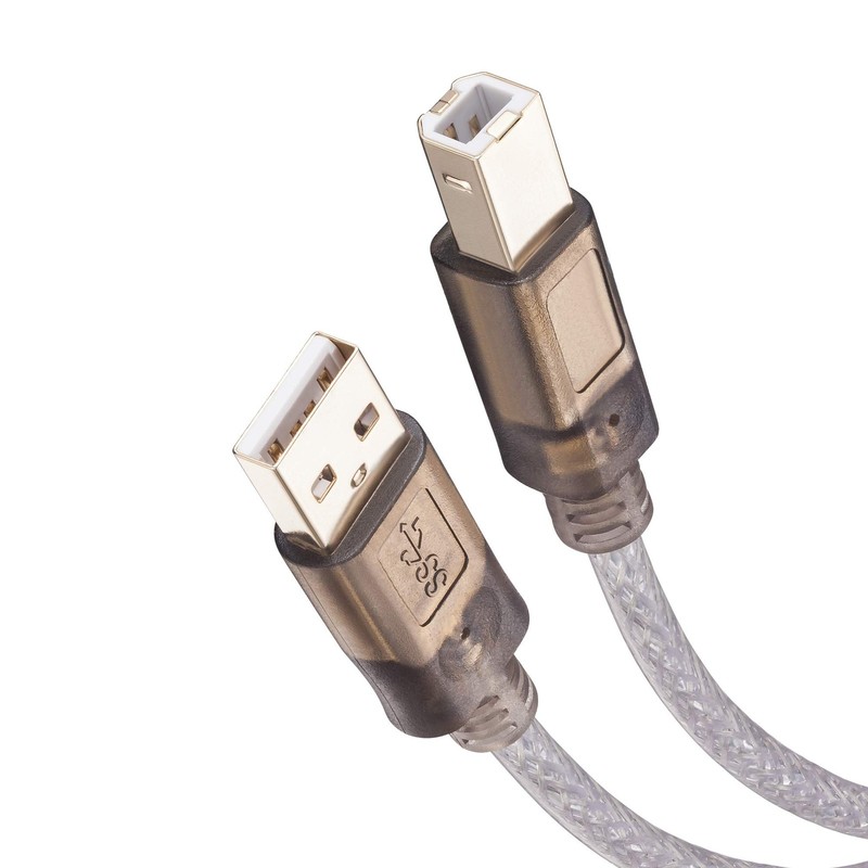 Printer Cable 30Ft,2.0 Printer Scanner Cable Cord USB Type A Male to B Male H... gallery