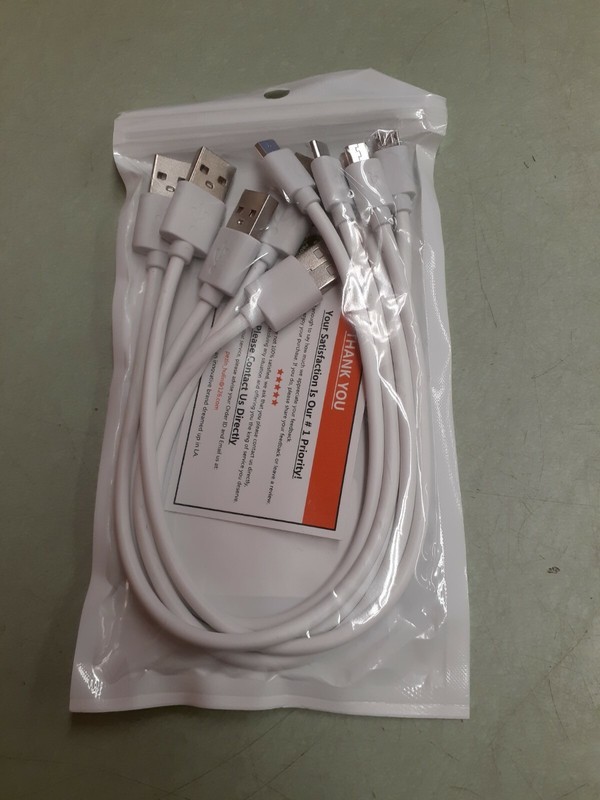 5 Pack Short Micro USB Charger Data Cable USB Charging Cord 1 FT X0022UXG03