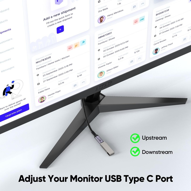 USB C Extension Cable 6 inch Short, Full-Function Extender USB 3.2 Gen 2 Type... gallery