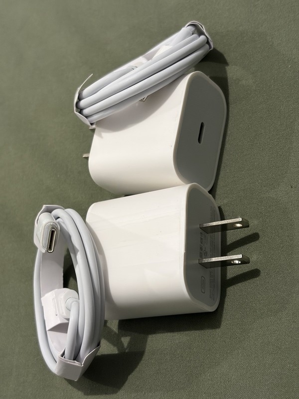 2 Pack Fast Wall Charger & USB C Cable 20W PD FAST CHARGING