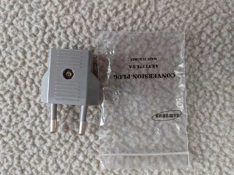 OEM Samsung US to Europe Conversion Plug AET137ESA gallery