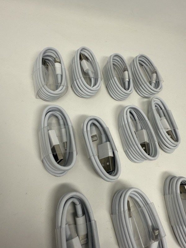 Lot Of 11 3FT 8 Pin USB Cable Data Sync Charger Cord for iPhone 14 13 12 11 X gallery
