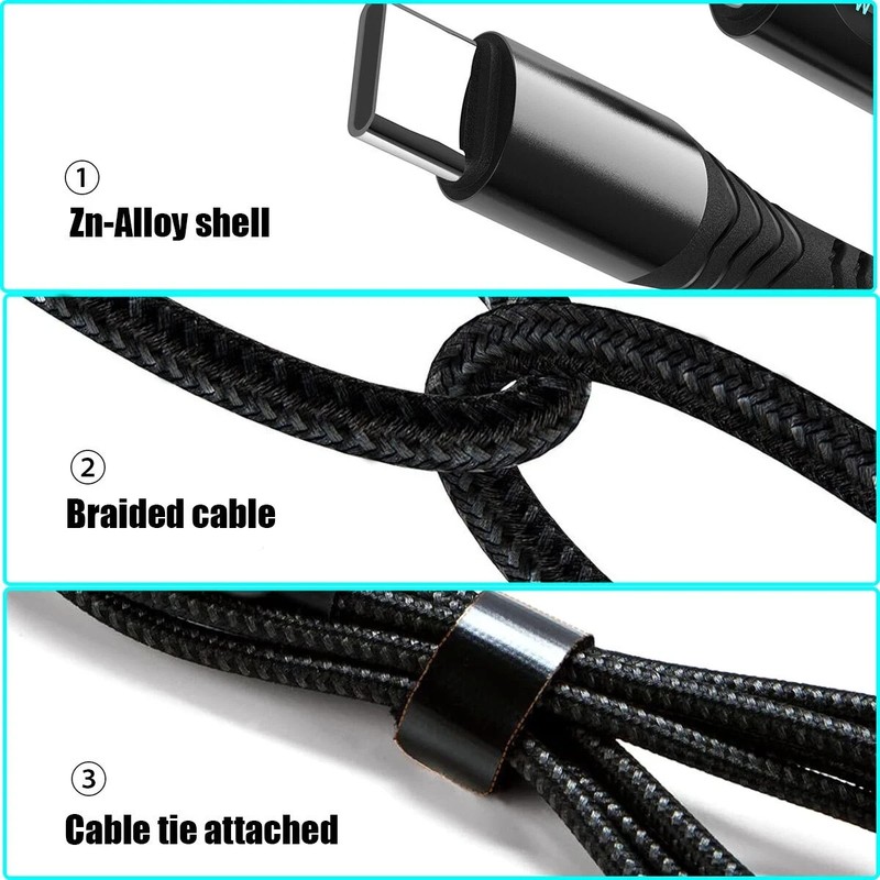 100W PD USB C to C Fast Charging Cable Type C LED Display Charger Cord gallery