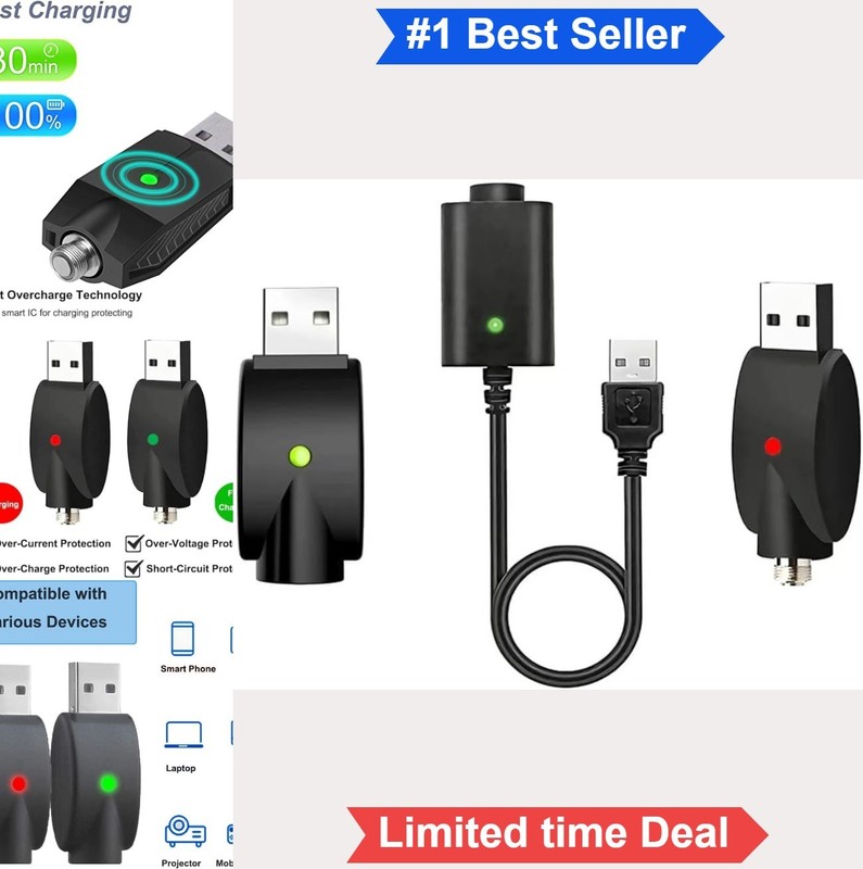 3 Pack Data USB Cable Smart Charging LED Light For Soldering Iron Touch Pen
