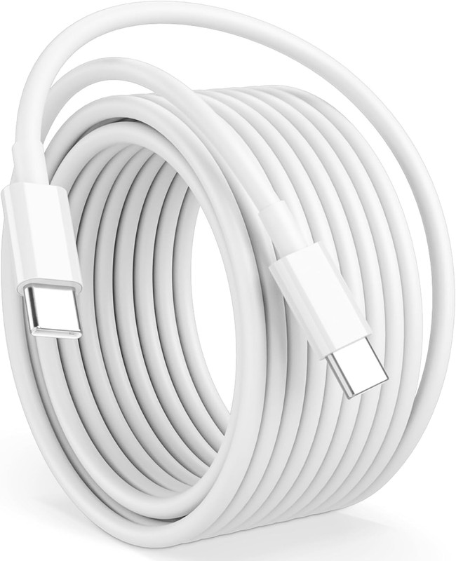15FT USB C to USB C Cable, Long 60W USBC to USBC Cord Fast Charging | Extra Long