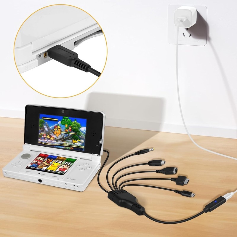6-in-1 Type C Fast Charging Cable for Nintendo Devices – Portable Power Solution gallery