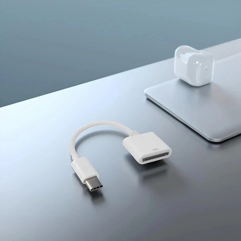 for Apple 30pin Female to USB 3.1 Type-C USB-C Sync Data Charging Adapter Cab... gallery