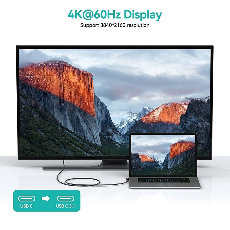 Yottamaster USB-C to USB-C Cable Fast Charger Type C Charging Cord 20Gbps 100W gallery