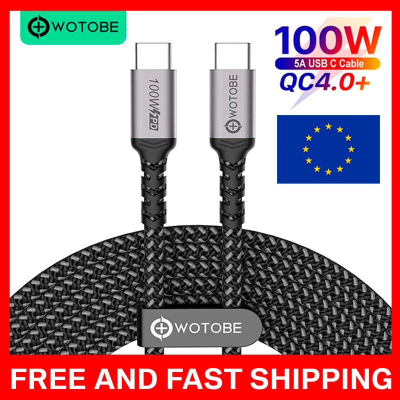 USB C to USB C Cable 3m 100W Long 10ft USB Type-C 5A E Mark Fast Charging 300cm