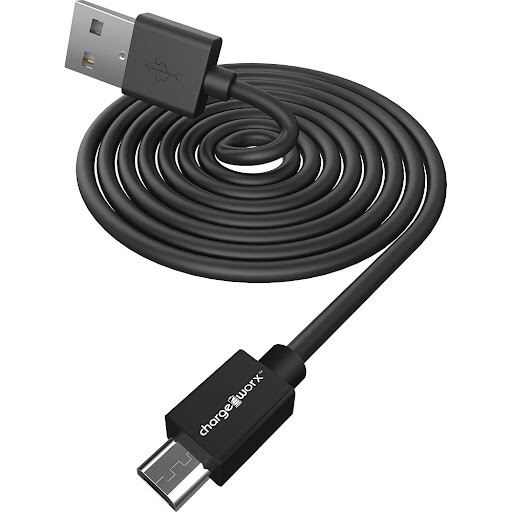 5ft Foot Micro USB Android Sync & Charge Cable Black Lot of 2 pcs – 506-035BK