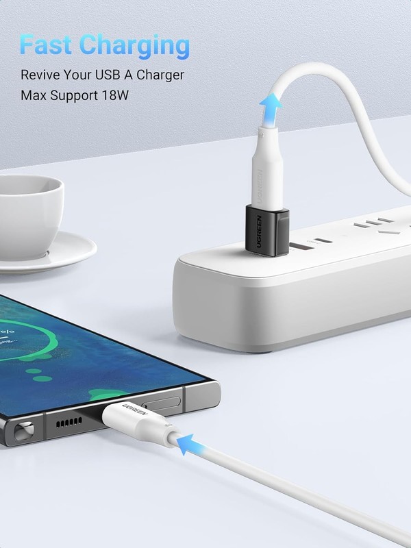 UGREEN USB to USB C Adapter 3Pack, USB C Female to USB Male Adapter 10Gbps Type gallery