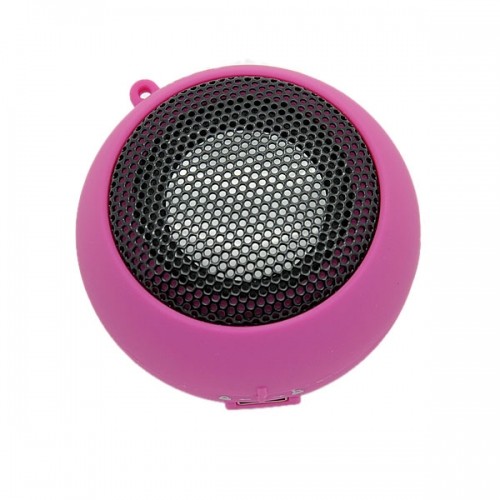 Wired Speaker Portable Audio Multimedia Rechargeable Pink for Cell Phones gallery