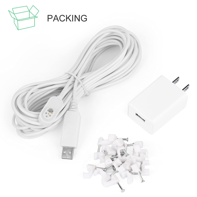 30FT Magnetic Charging Cable for Arlo Pro 3, Pro 4, Ultra 2, Continuous Outdoor gallery