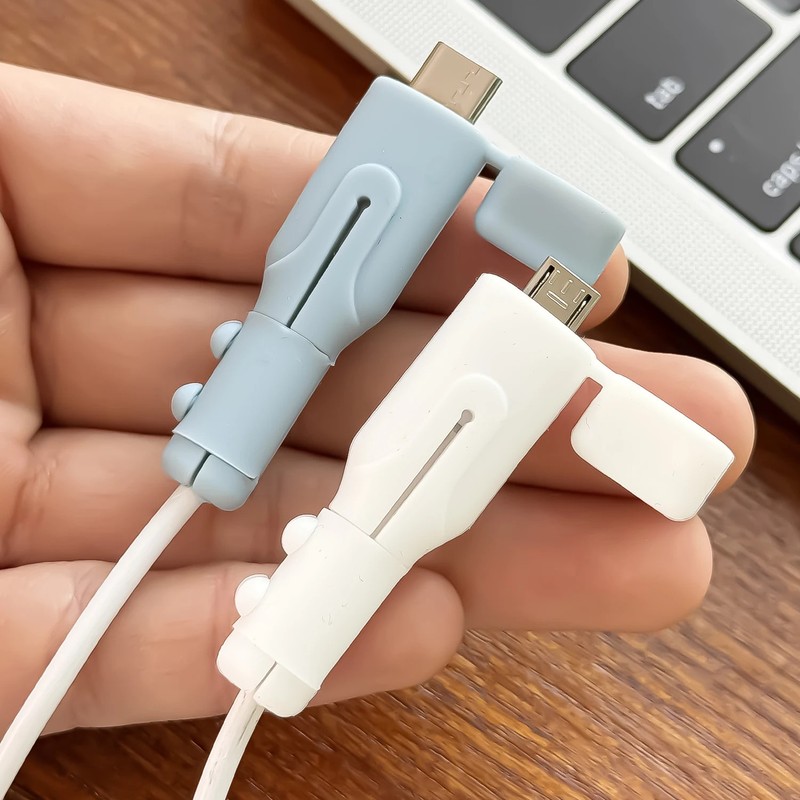 Silicone Charger Cable Protector – Anti-Fracture Sleeve for Android Cords gallery