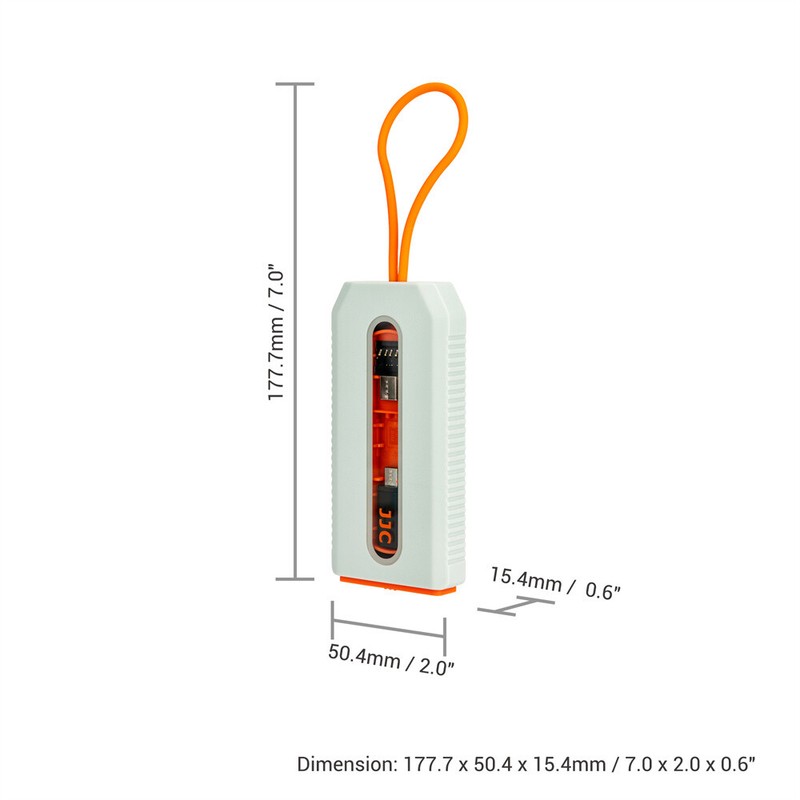 Multi-Function 22"65W USB Type C Cable+Type A Micro USB OTG Adapter Case Travel gallery