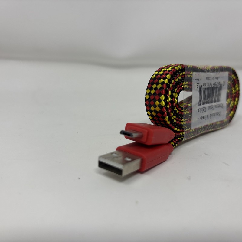 7-eleven braided micro charge/sync cable 38inches Nylon Red/yellow gallery