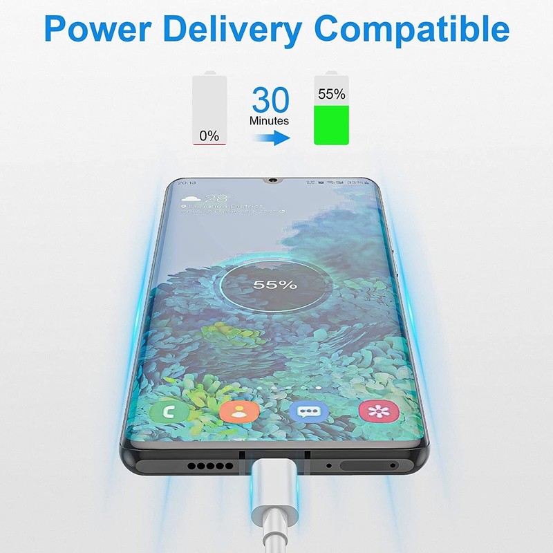 For iPhone 15 Pro Max USB-C Cable Fast Charger Type C Charging Data Cord Lot gallery